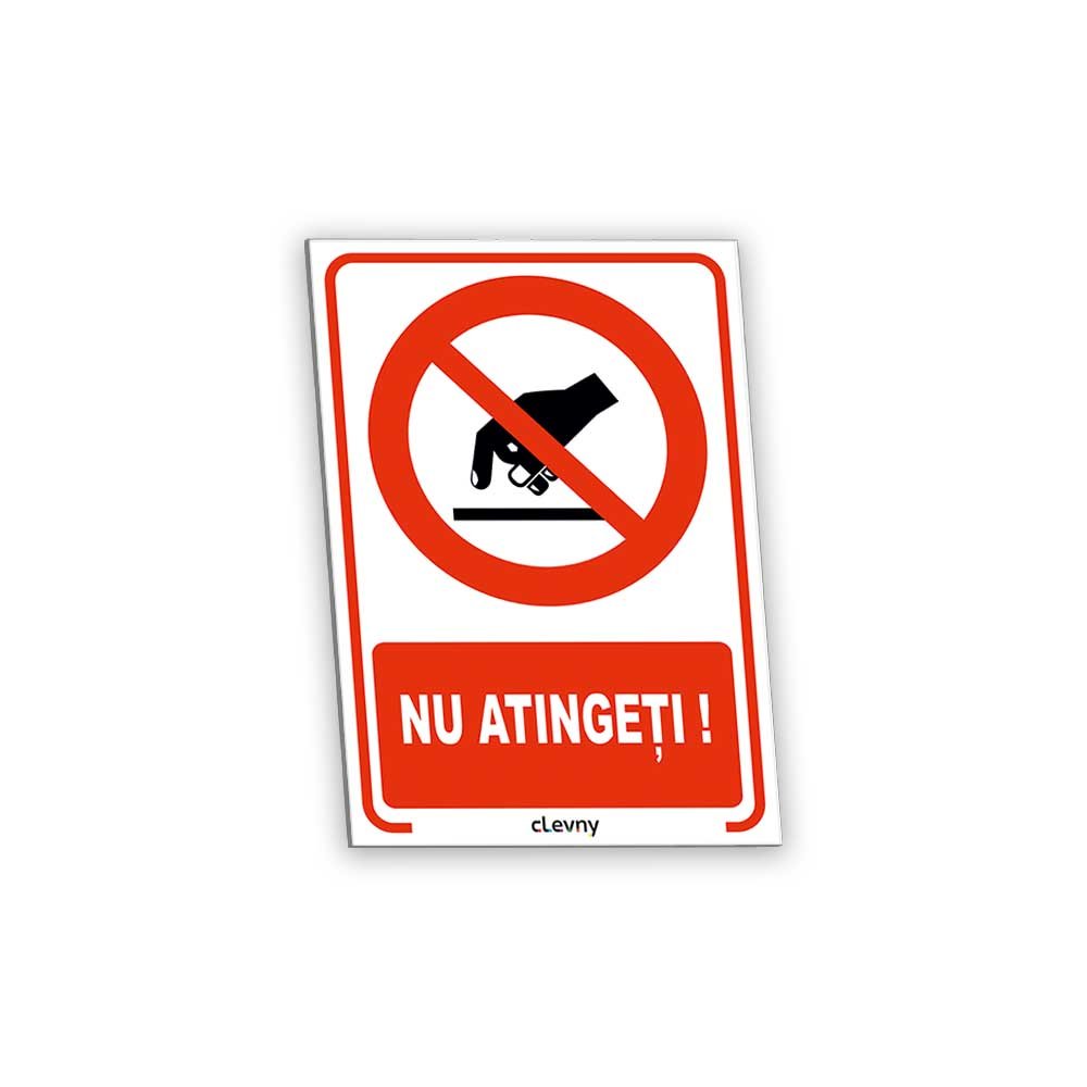 Indicator Nu atingeți - clevny.ro
