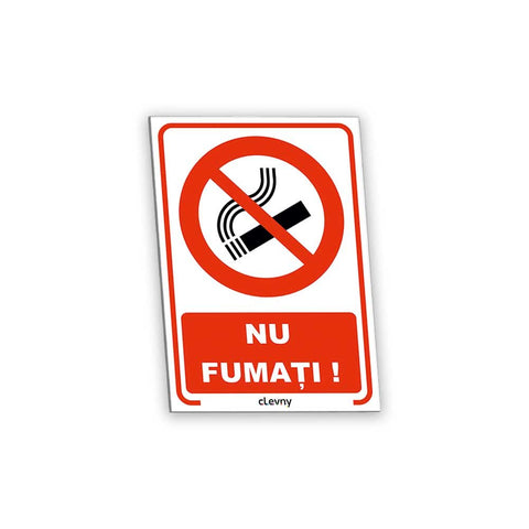Indicator Nu fumați - clevny.ro