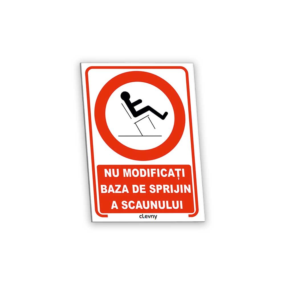 Indicator Nu modificați baza de sprijin a scaunului - clevny.ro