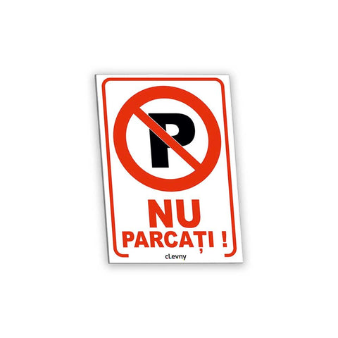 Indicator Nu parcați - clevny.ro