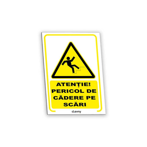Indicator Pericol de cădere pe scări - clevny.ro