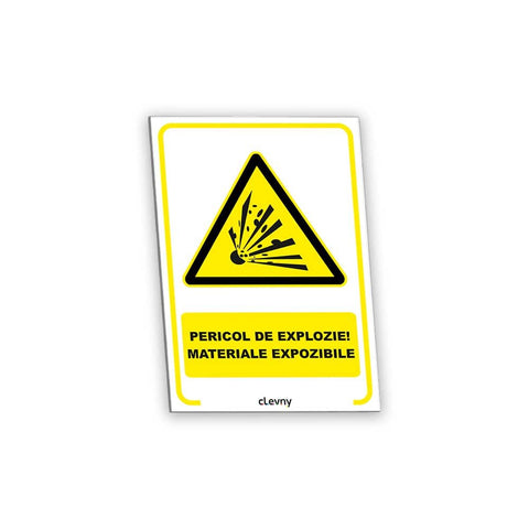 Indicator Pericol de explozie materiale explozibile - clevny.ro