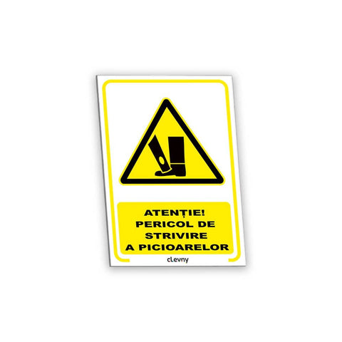 Indicator Pericol de strivire a picioarelor - clevny.ro