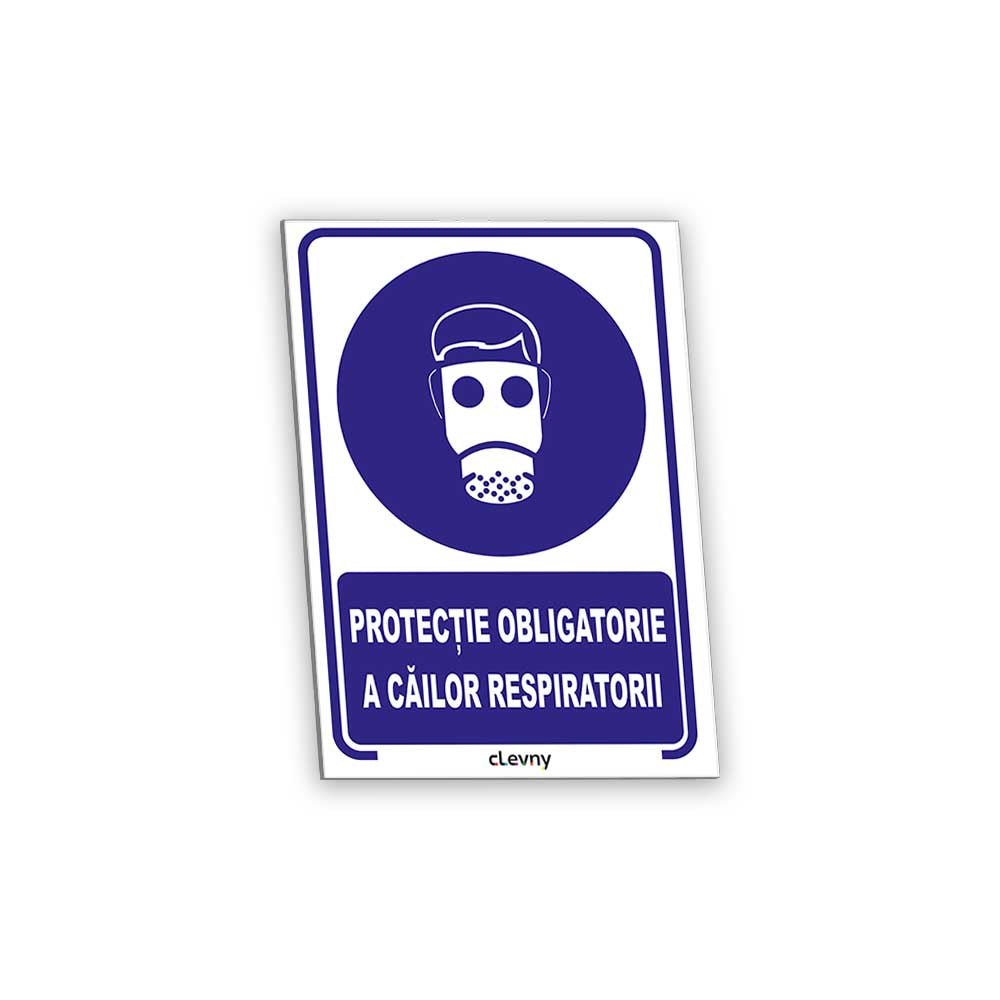 Indicator Protecție obligatorie a căilor respiratorii - clevny.ro