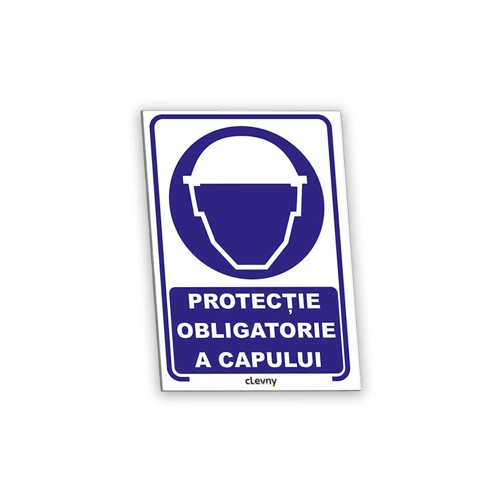 Indicator Protecție obligatorie a capului - clevny.ro