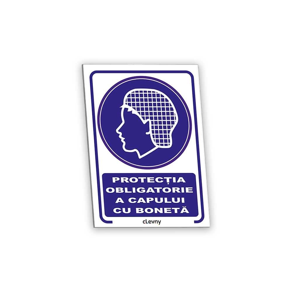 Indicator Protecție obligatorie a capului cu bonetă - clevny.ro