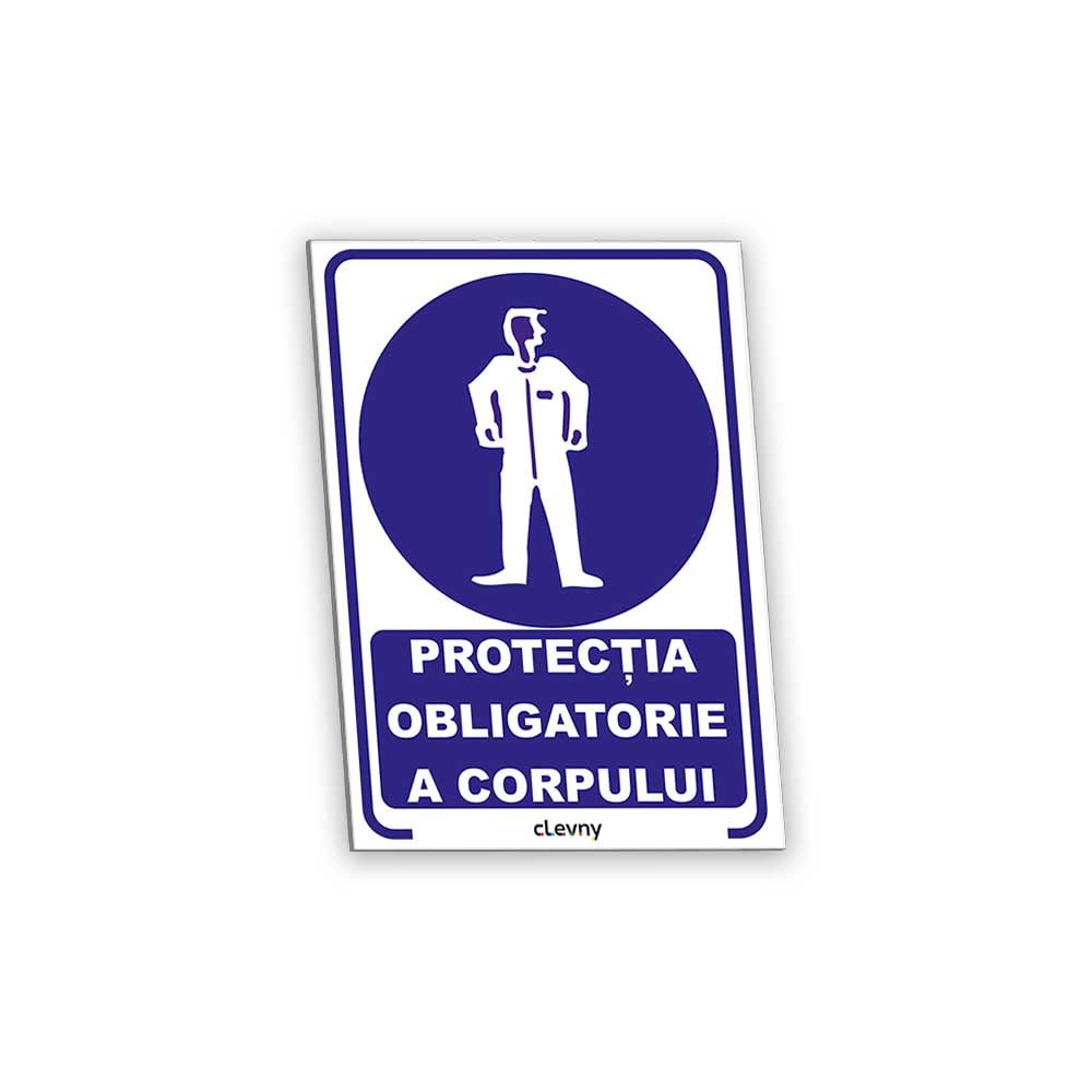Indicator Protecție obligatorie a corpului - clevny.ro