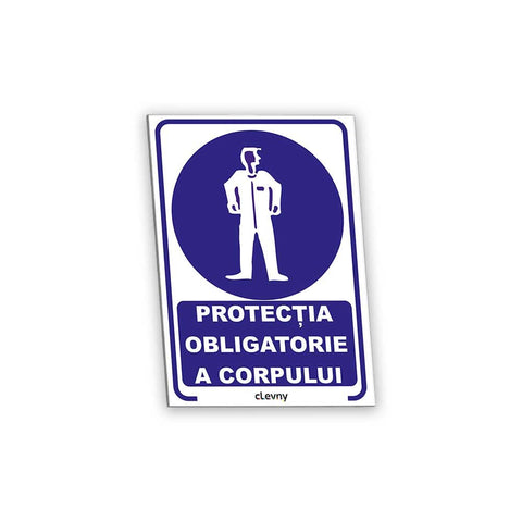 Indicator Protecție obligatorie a corpului - clevny.ro