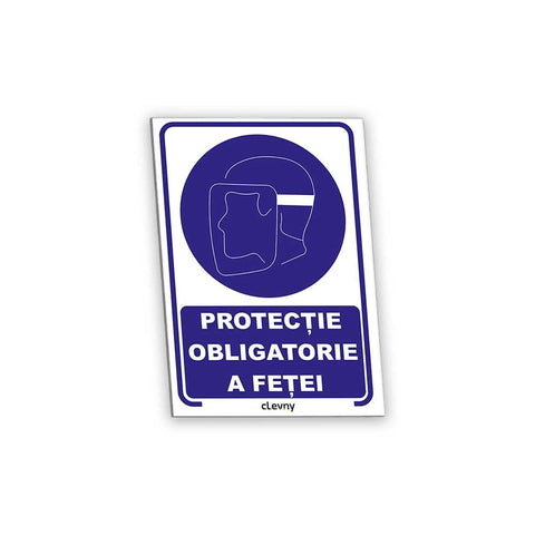 Indicator Protecție obligatorie a feței - clevny.ro