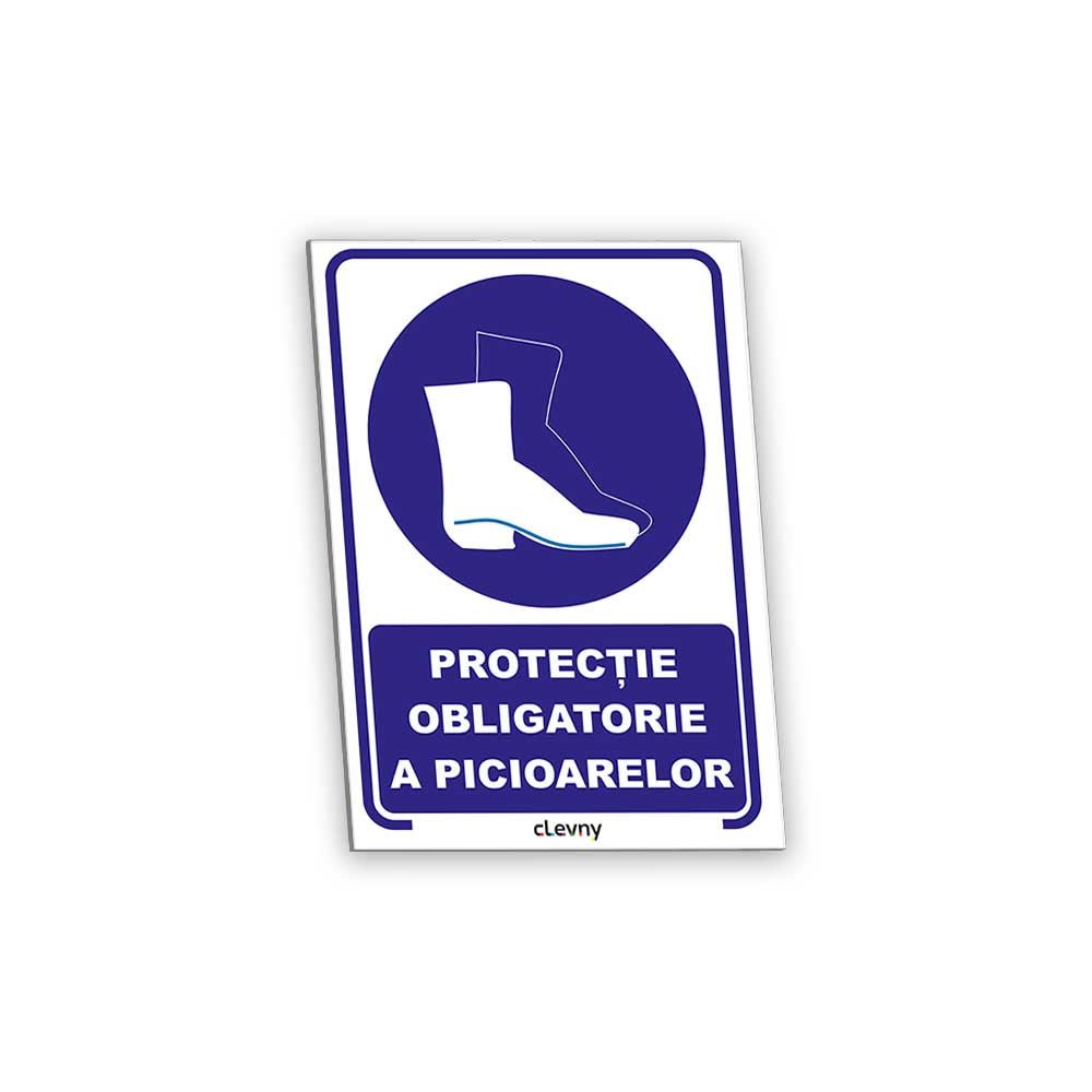 Indicator Protecție obligatorie a picioarelor - clevny.ro
