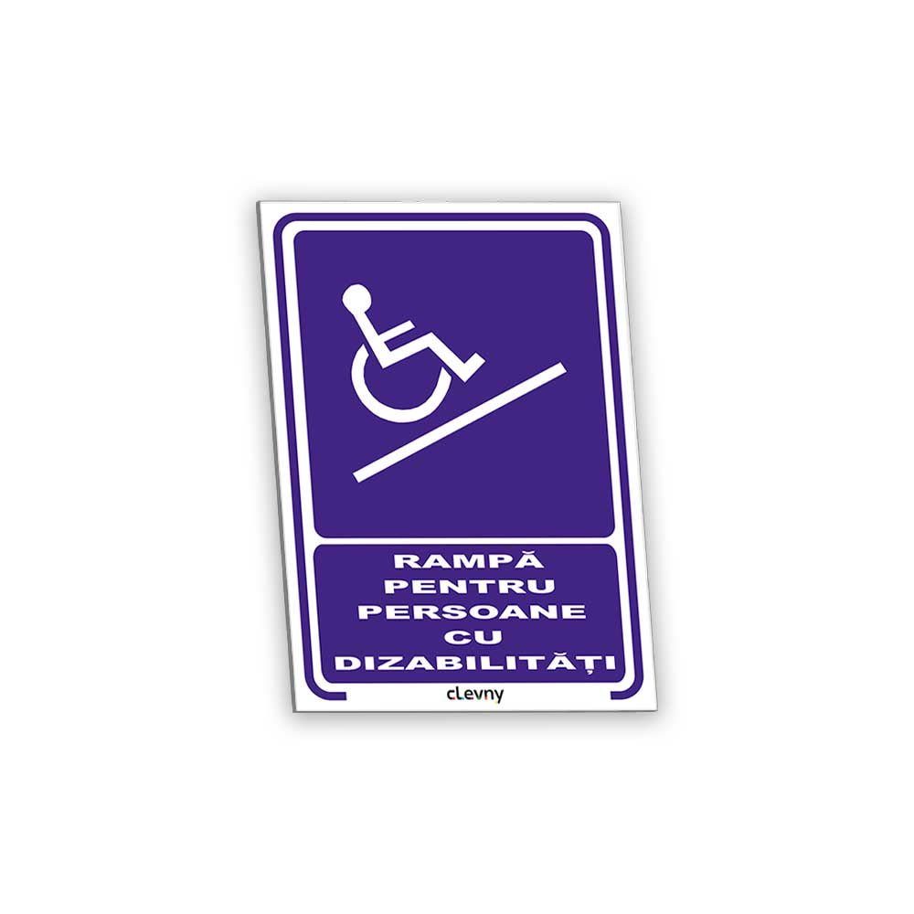 Indicator Rampă pentru persoane cu dizabilități - clevny.ro