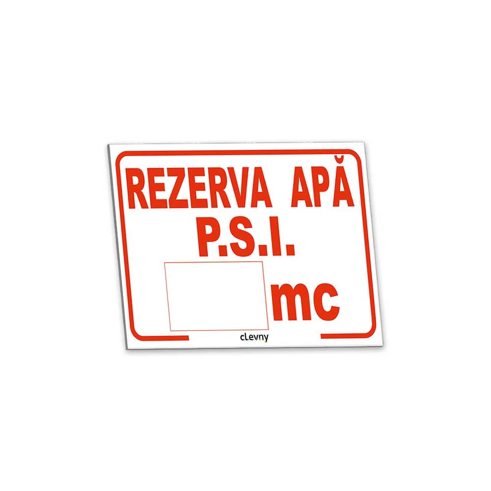 Indicator Rezervă apă PSI - clevny.ro
