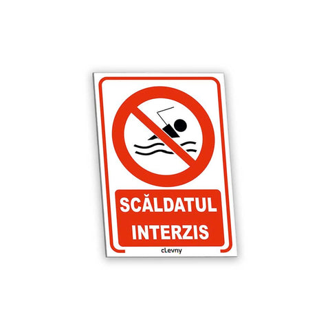 Indicator Scăldatul interzis - clevny.ro