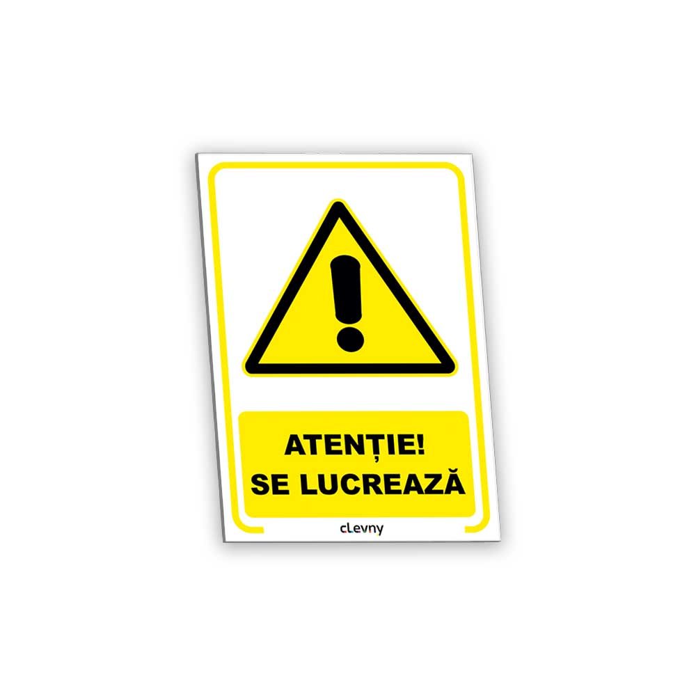 Indicator Se lucrează - clevny.ro