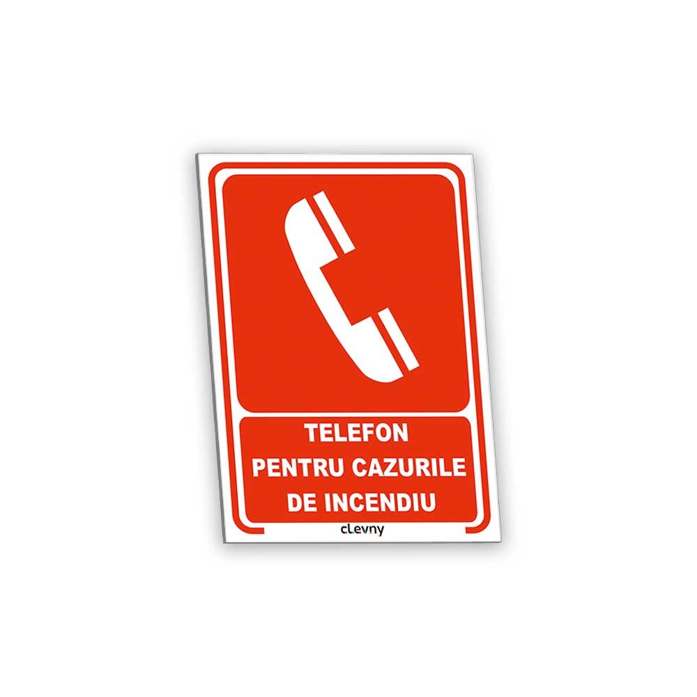 Indicator Telefon pentru cazurile de incendiu - clevny.ro
