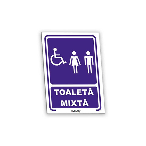 Indicator Toaletă mixtă - clevny.ro