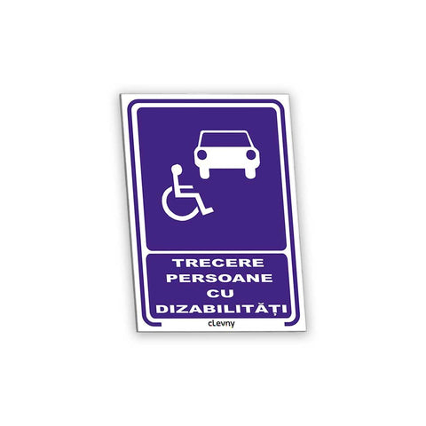 Indicator Trecere persoane cu dizabilități - clevny.ro