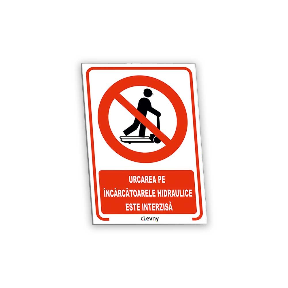 Indicator Urcarea încărcătoarele hidraulice este interzisă - clevny.ro