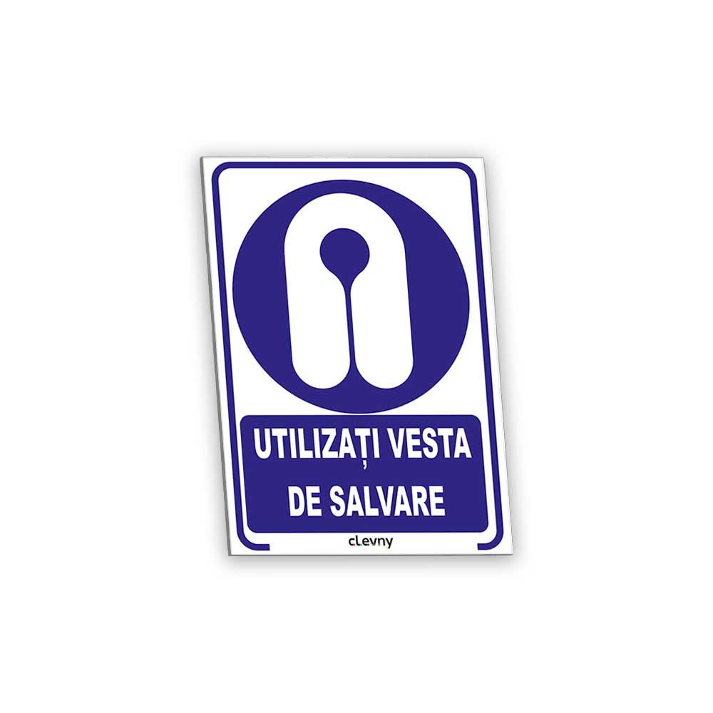 Indicator Utilizați vesta de salvare - clevny.ro