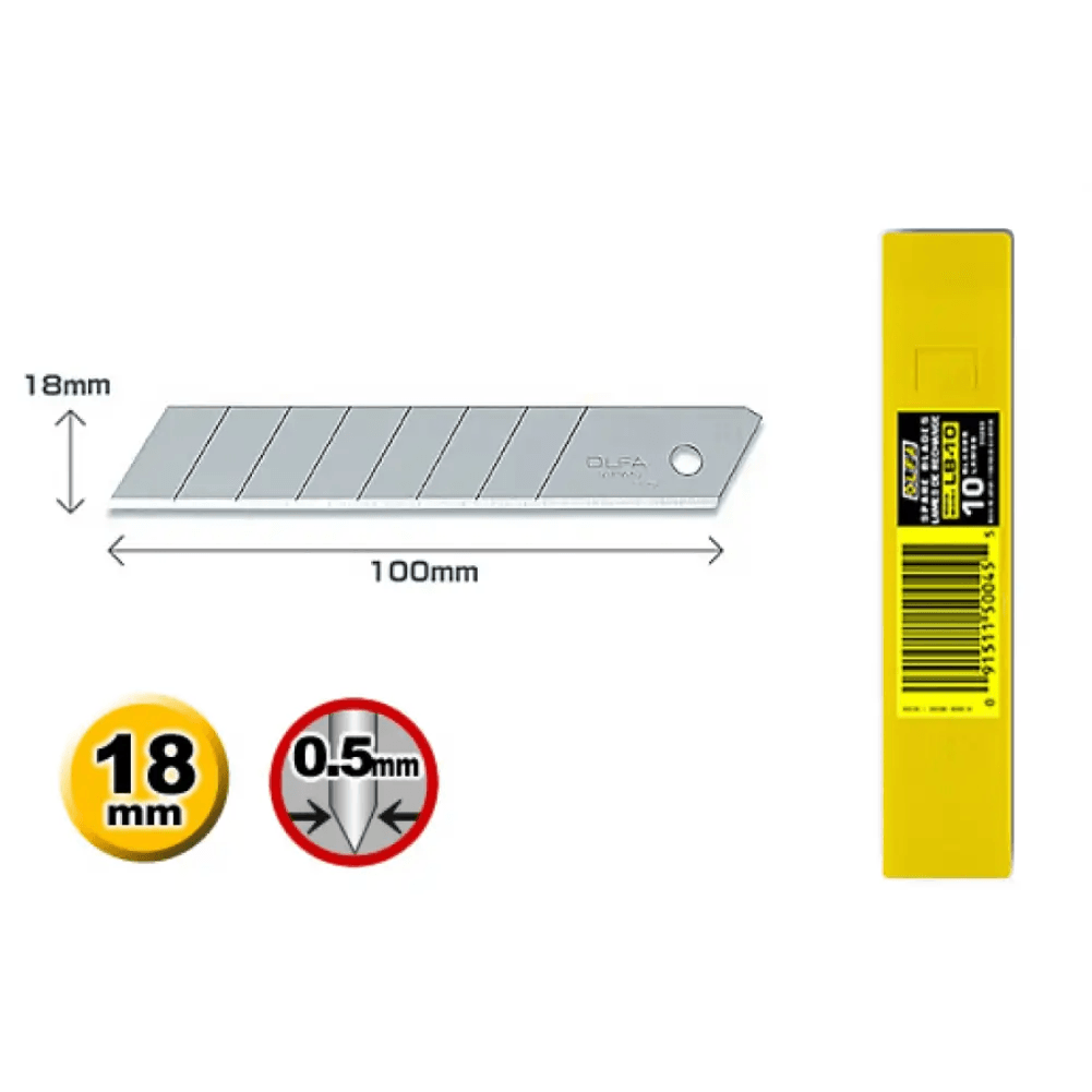 Lame Olfa LB-50 - Lame de schimb 18 mm - clevny.ro