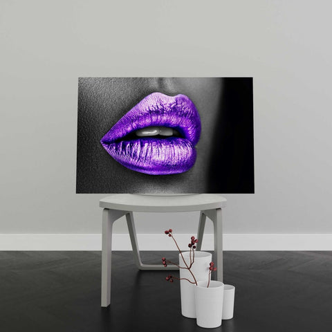 Ofertă Tablou Canvas Purple Lips - clevny.ro