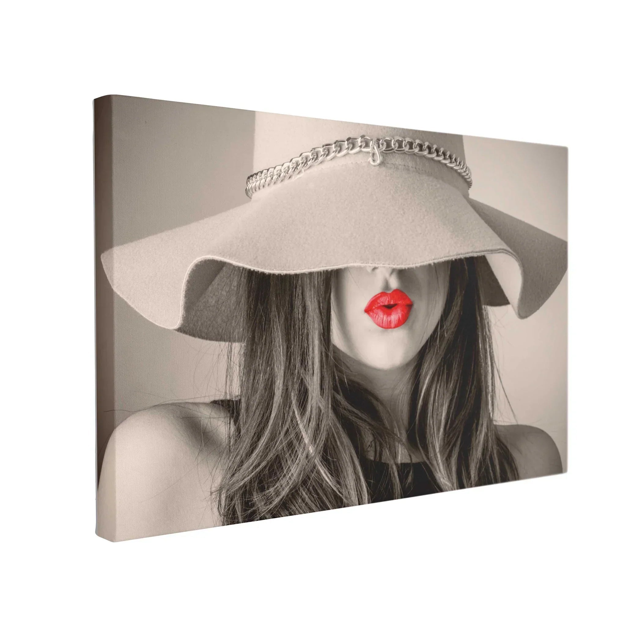 Ofertă Tablou Canvas Red Lips - clevny.ro