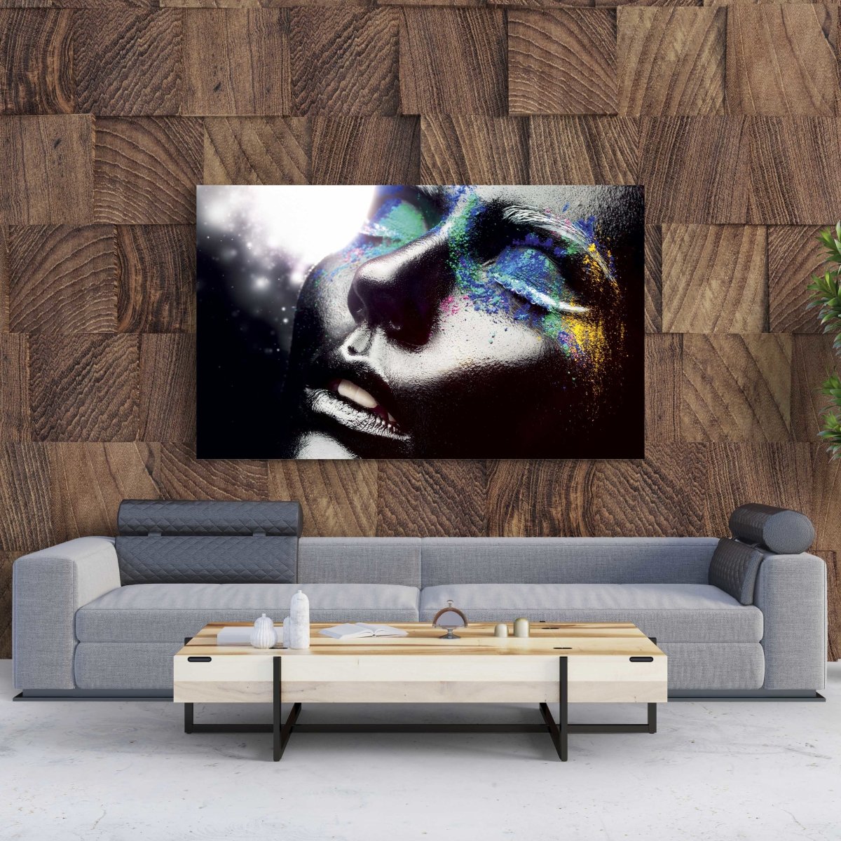 Tablou Canvas Absolutely Black - clevny.ro