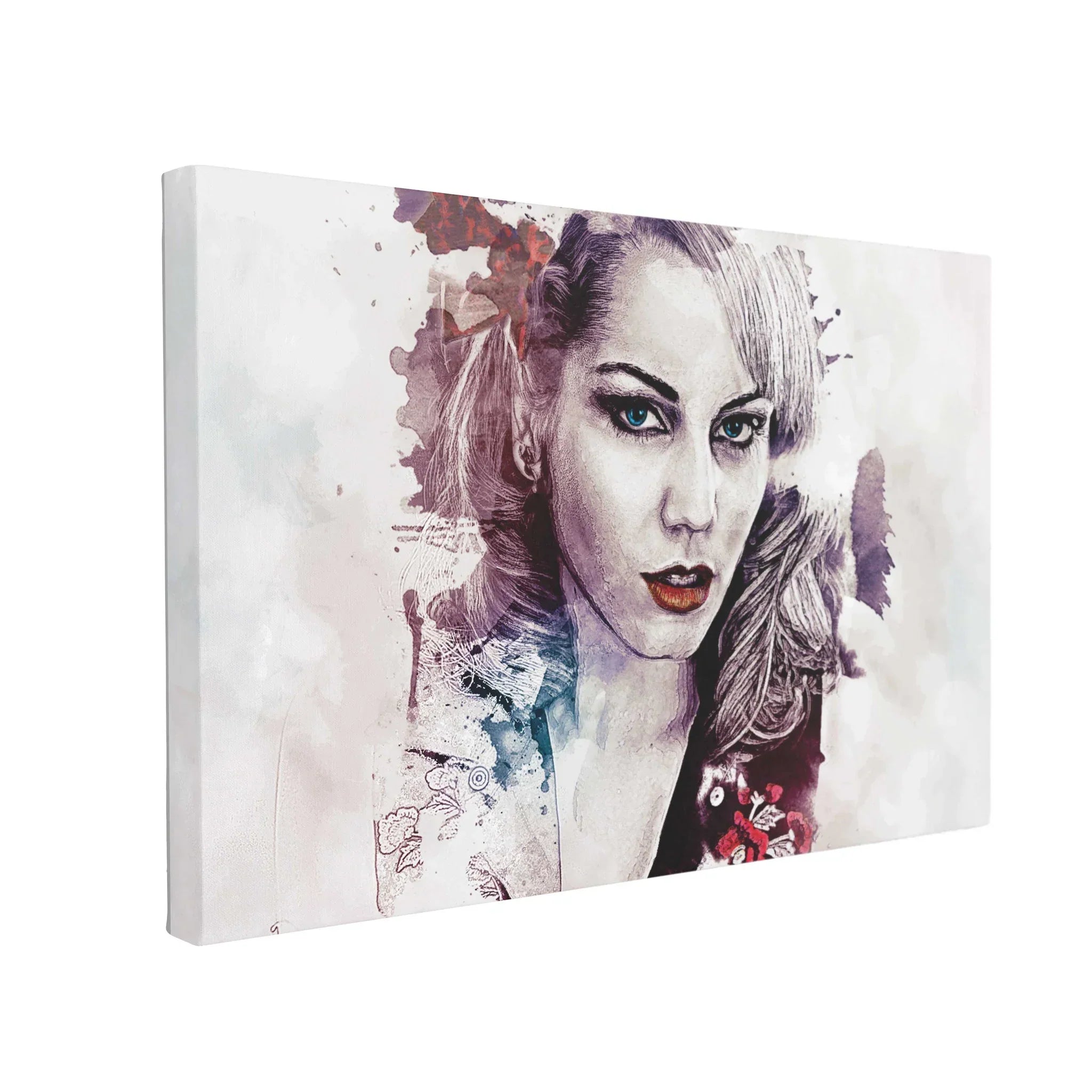 Tablou Canvas Abstract Girl Painted - clevny.ro