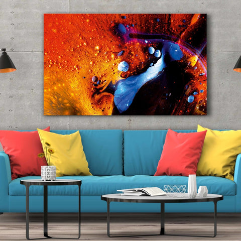 Tablou Canvas Abstract Red - clevny.ro