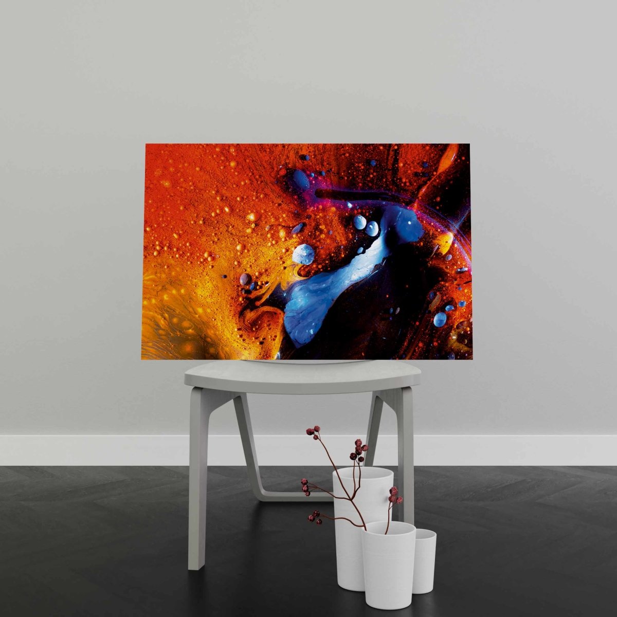 Tablou Canvas Abstract Red - clevny.ro