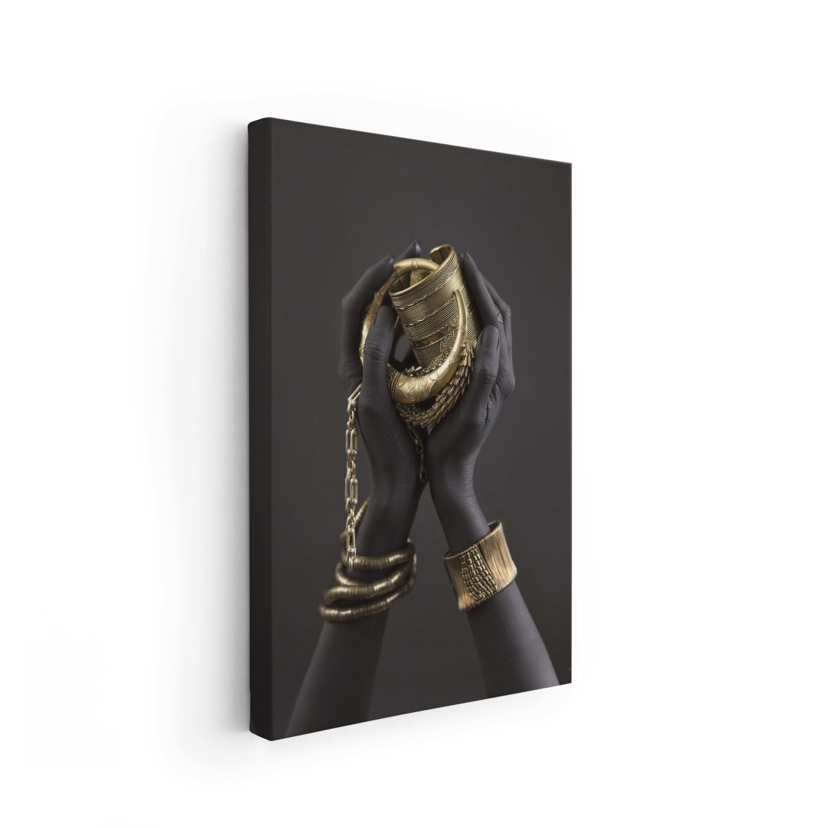 Tablou Canvas African Gold Jewelry - clevny.ro