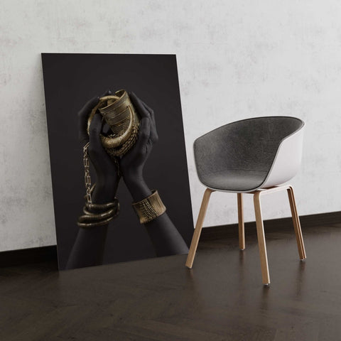 Tablou Canvas African Gold Jewelry - clevny.ro