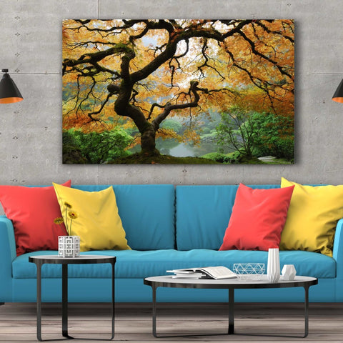 Tablou Canvas Autumn Maple - clevny.ro