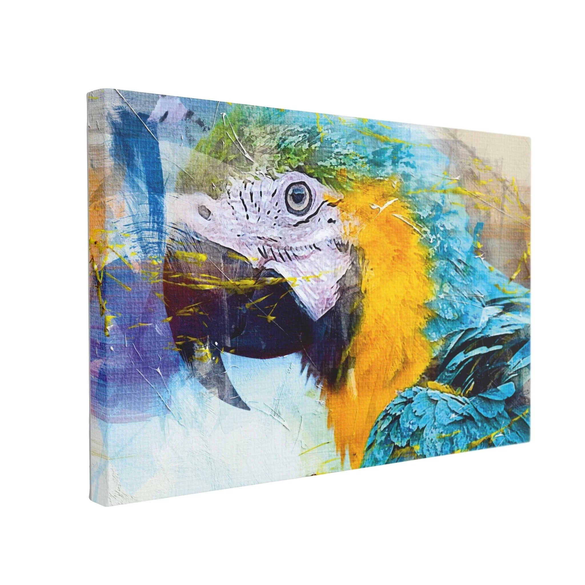 Tablou Canvas Blue Parrot - clevny.ro