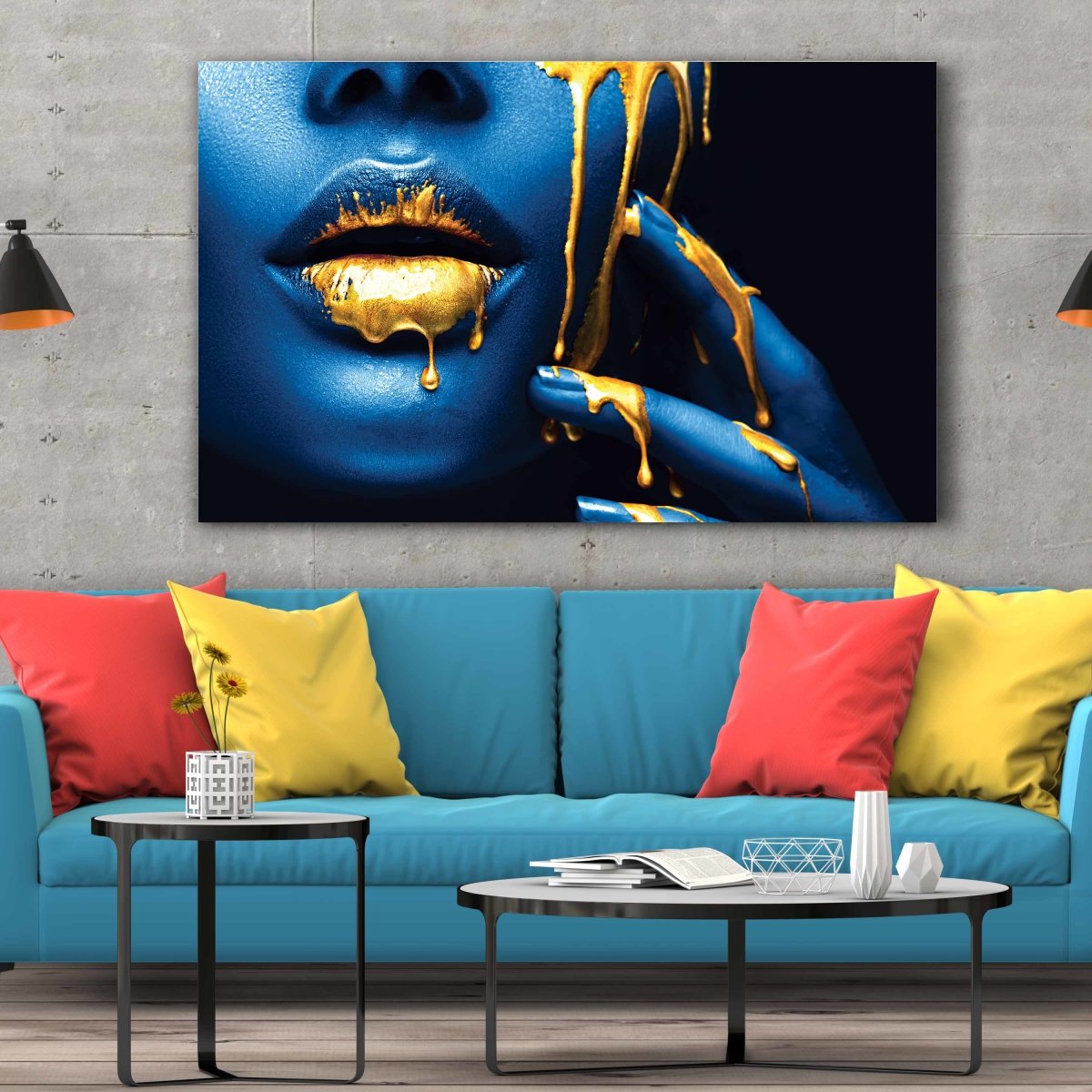 Tablou Canvas Blue Pearl - clevny.ro
