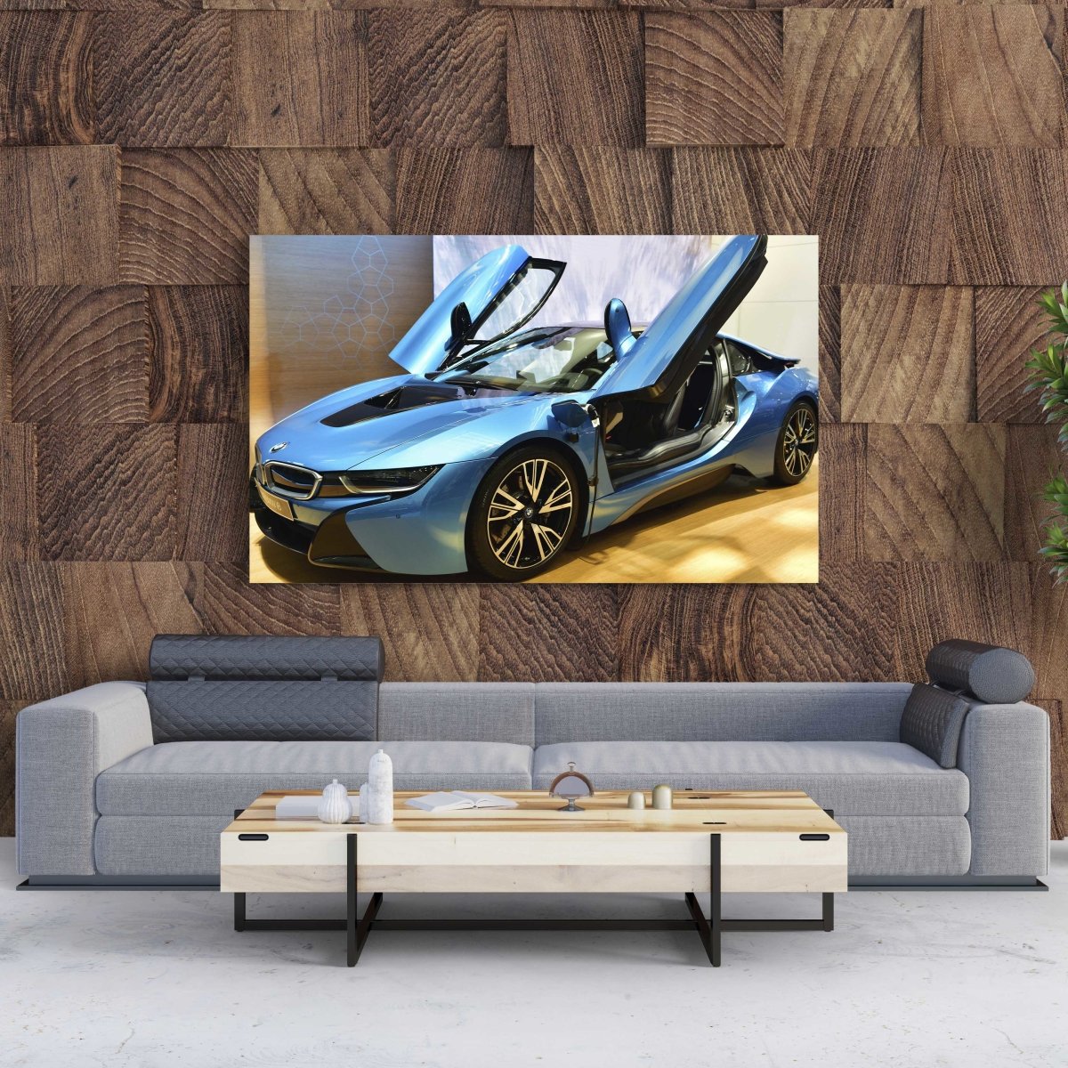 Tablou Canvas BMW i8 Car - clevny.ro