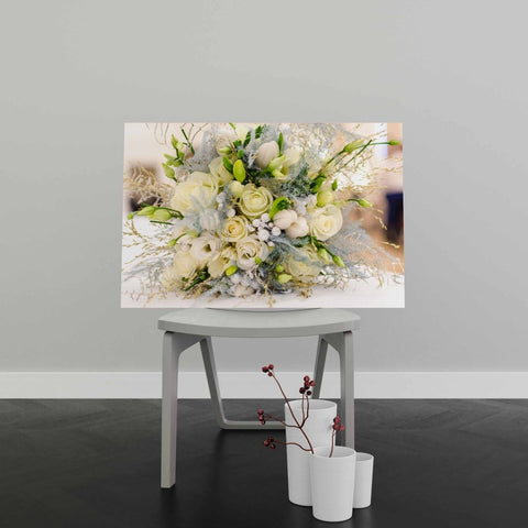 Tablou Canvas Bouquet of White Roses - clevny.ro