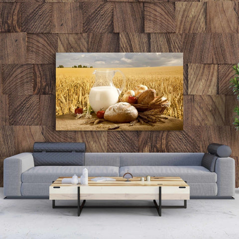 Tablou Canvas Bread and Milk - clevny.ro
