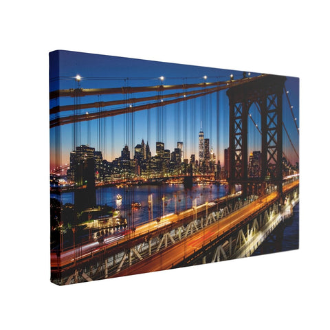Tablou Canvas Brooklyn Bridge, Manhattan, New York - clevny.ro