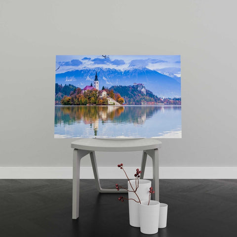 Tablou Canvas Castle and Mountains - clevny.ro