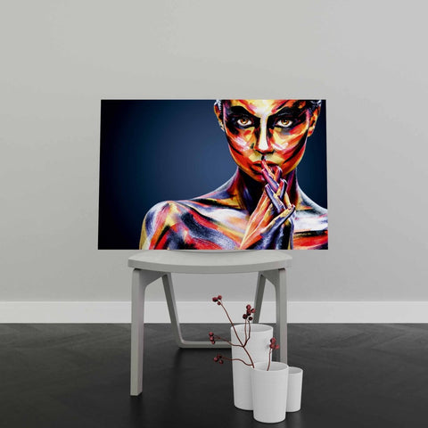 Tablou Canvas Colorful Girl - clevny.ro