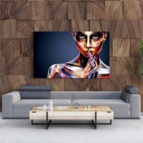 Tablou Canvas Colorful Girl - clevny.ro