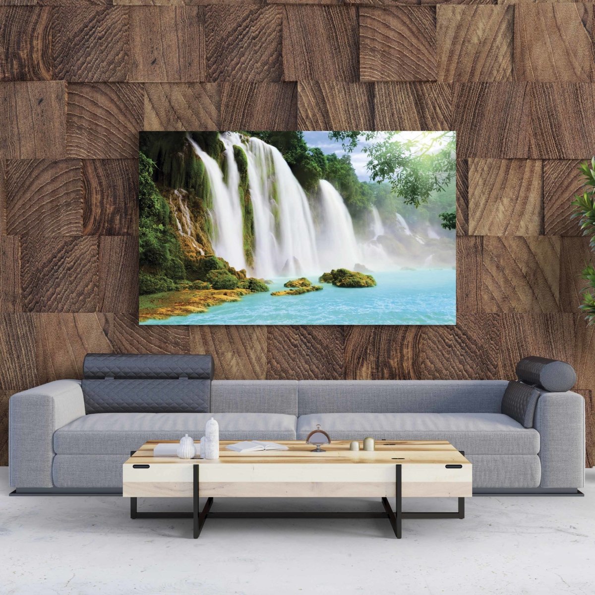 Tablou Canvas Detian Waterfall - clevny.ro