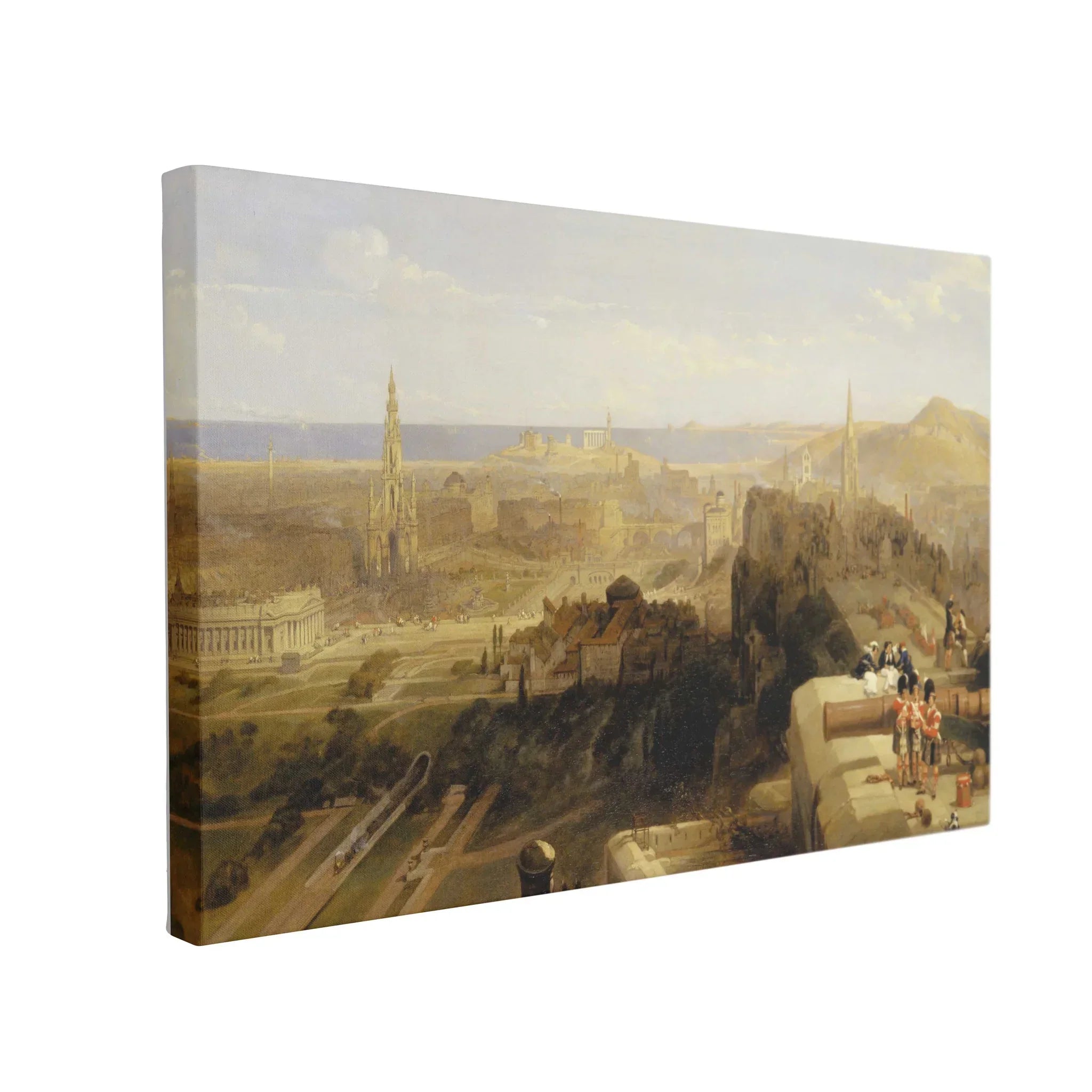 Tablou Canvas Edinburgh from the Castle by David Roberts - clevny.ro