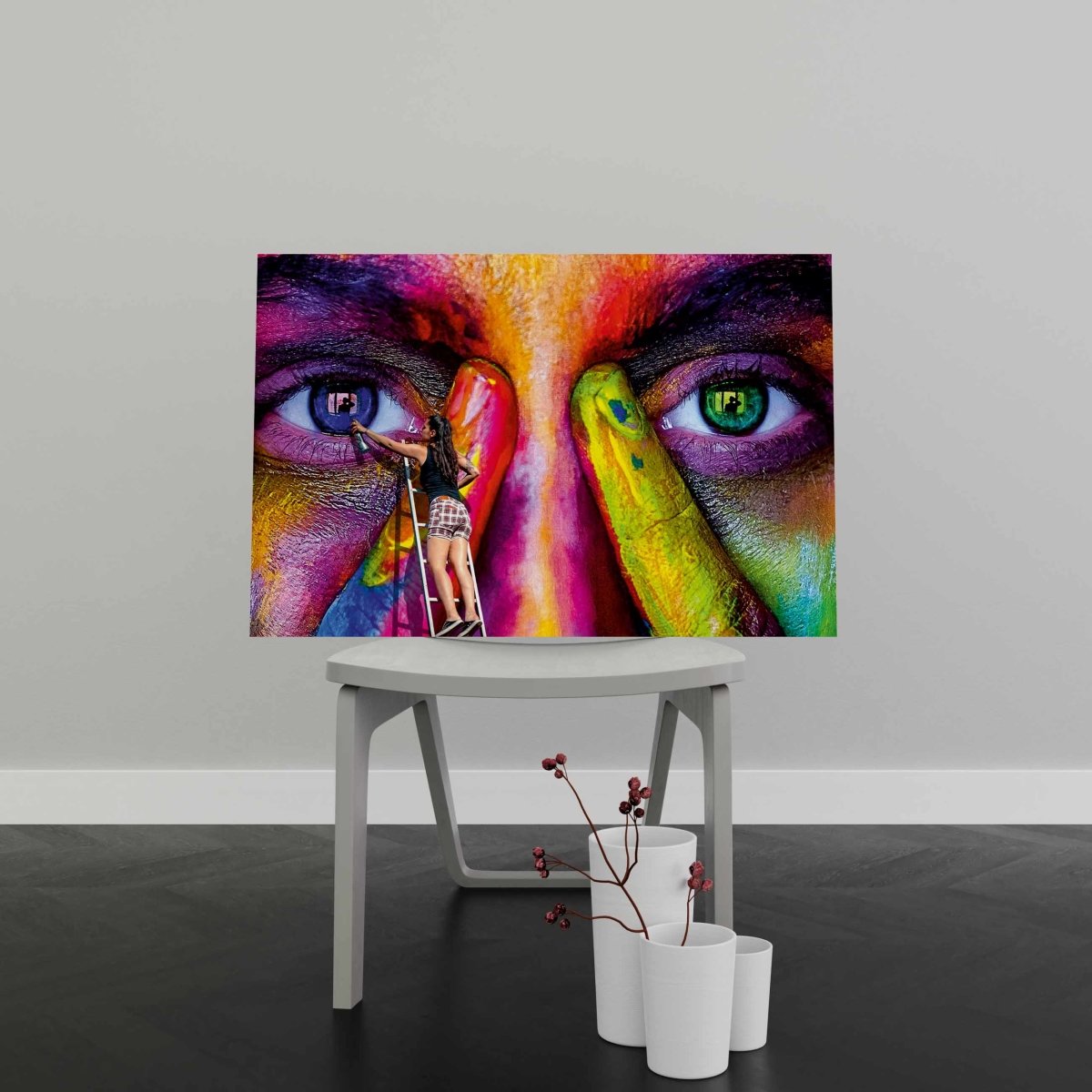 Tablou Canvas Eye Paint - clevny.ro