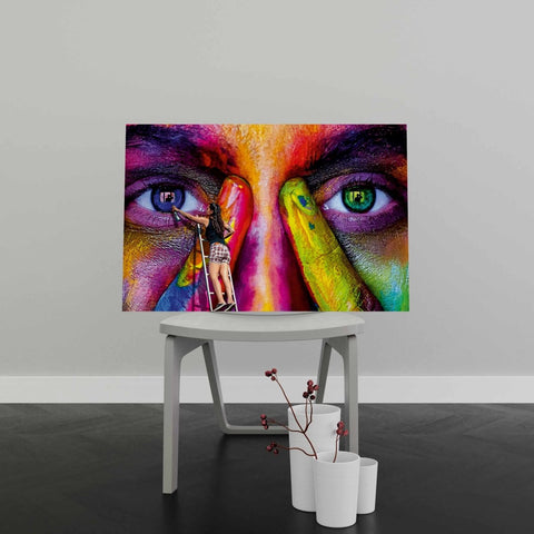 Tablou Canvas Eye Paint - clevny.ro