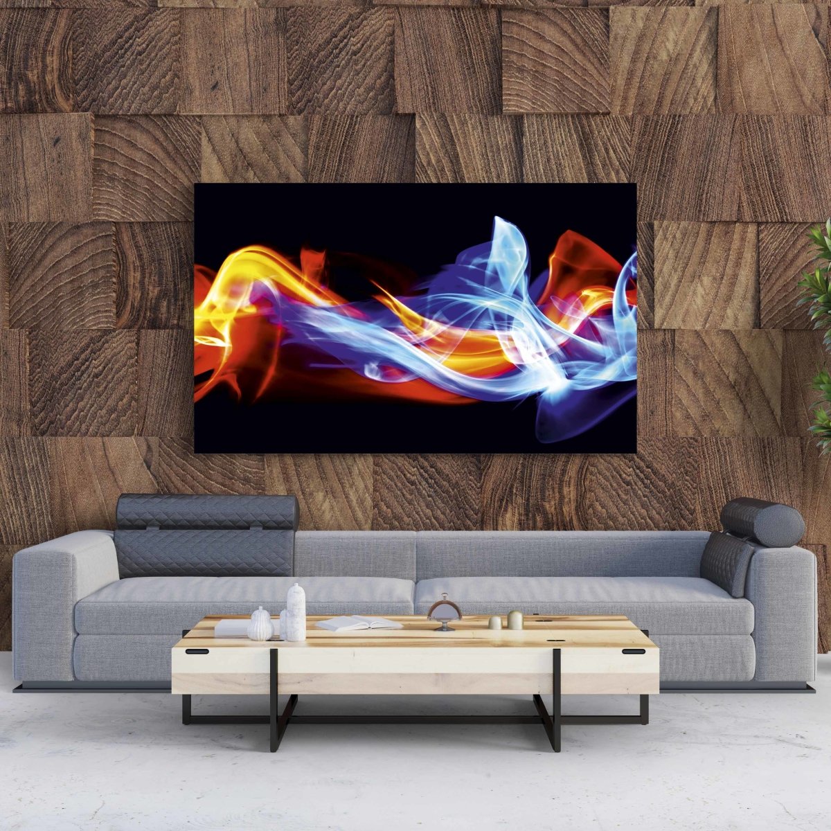 Tablou Canvas Fire and Ice - clevny.ro