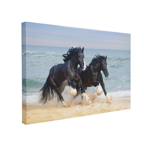 Tablou Canvas Galloping Horses - clevny.ro