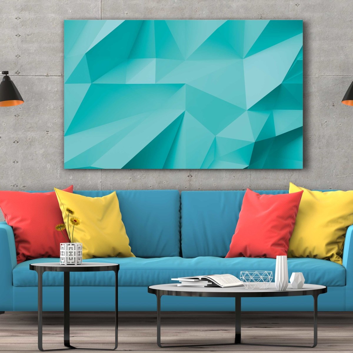 Tablou Canvas Geometric Pattern - clevny.ro