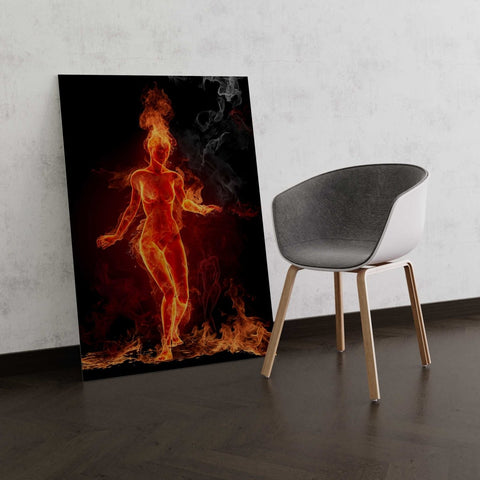 Tablou Canvas Girl on Fire - clevny.ro